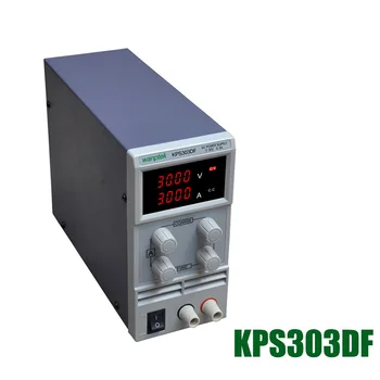 

KPS303DF 30V3A 110V-230V 0.1V/0.001A EU LED Digital Adjustable Switch DC Power Supply mA display