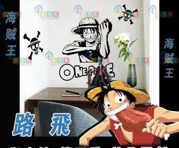 

One Piece Luffy Vinyl Wall Stickers Decal Decor Home Decoration Anime Cartoon Car Sticker