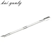 Кай yunly 1 ШТ. Дважды конец Кутикулы Pusher Мертвой Кожи Remover Маникюр Nail Art 29 Августа