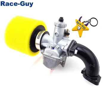 

Mikuni VM22 Carb 26mm Carburetor + 38mm Air Filter + Mainfold Intake Pipe + Gasket For 110cc 125cc 140cc Chinese Lifan YX CRF50
