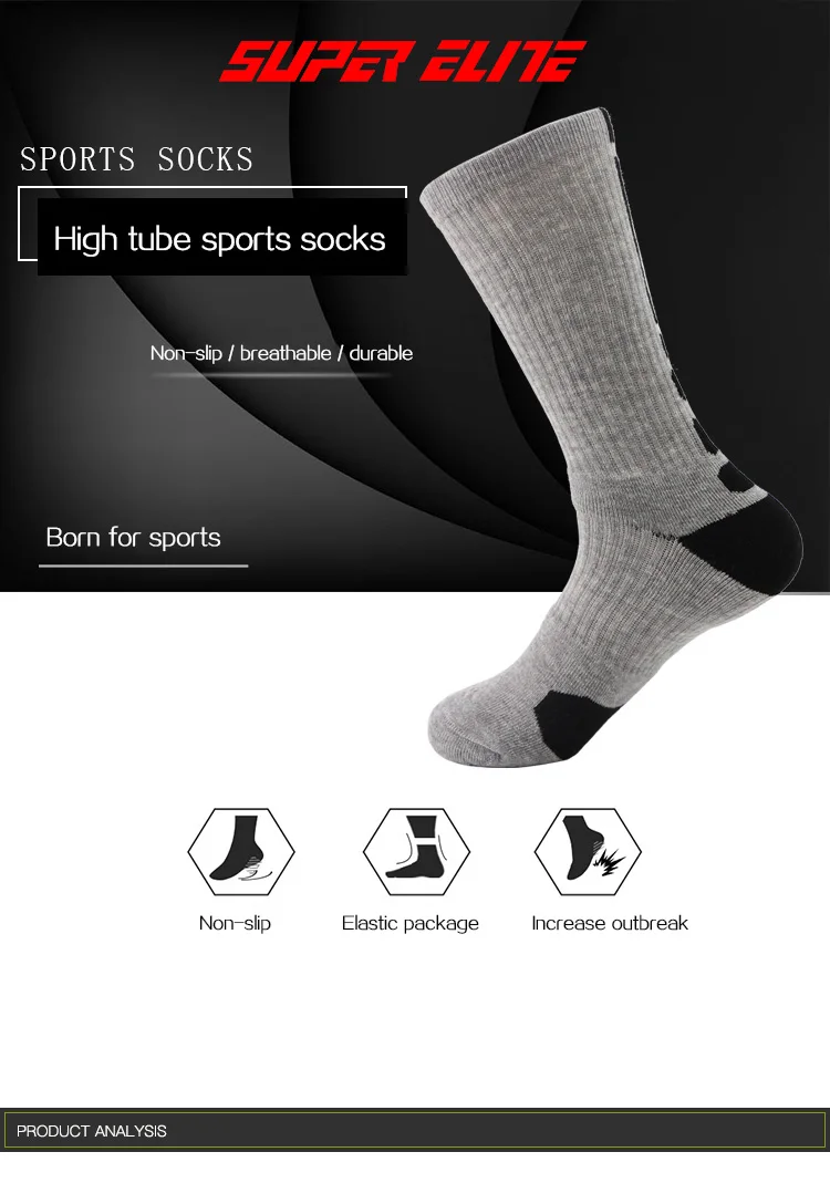 10 Pairs High Quality Mens Sport Basketball Football Running Casual Cotton Sock