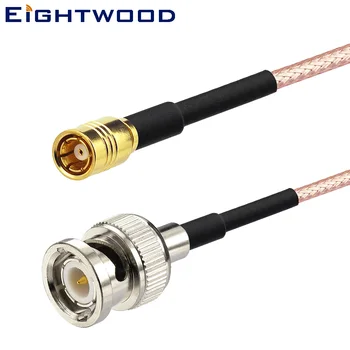 

Eightwood RF Coaxial Coax Cable Assembly BNC Plug Male to SMB Plug Male Connector Straight Using RG316 Coaxial Cable 12''