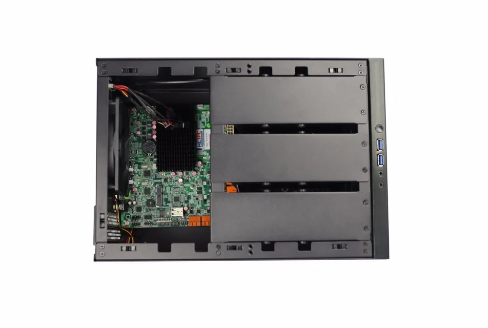 Мини компьютер HCiPC J1900 6Bay NAS PC BareBone NAD HDD корпус P401 1 HCNAS(Node6)+ материнская плата + 8G