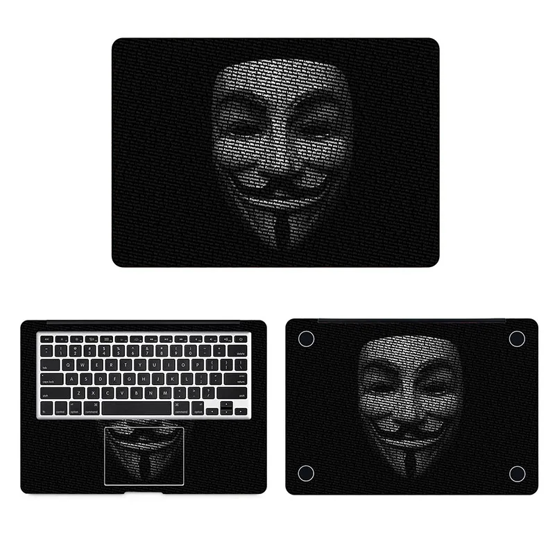 

V For Vendetta Laptop Sticker Skin for Macbook Decal Pro Air Retina 11" 12" 13" 15" Mac Surface Book Protective Full Cover Skin