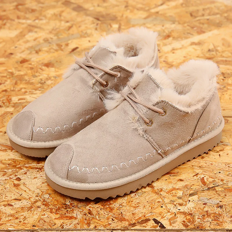 

Snow Boots Women Warm Non-slip Winter Ankle Boots for Women White Black Shoes for Girl Botas Mujer