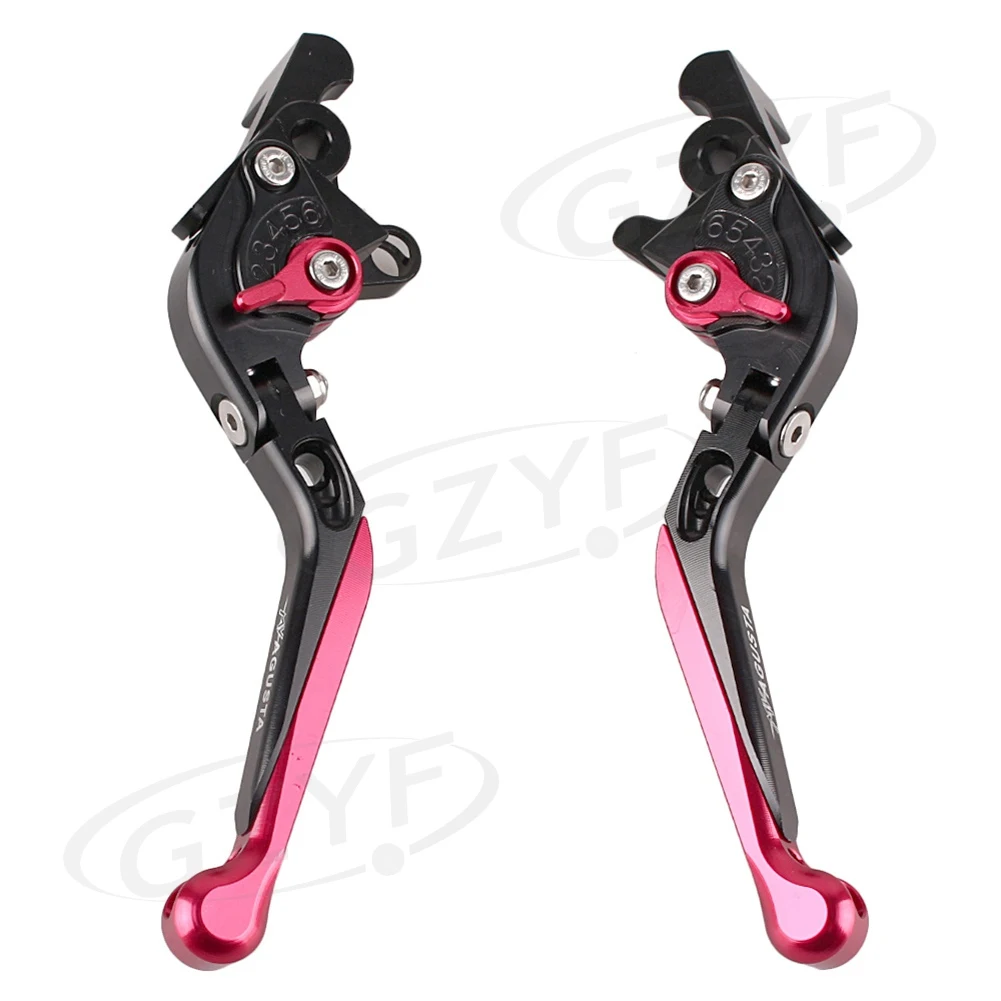 Pair Foldable Brake Cutch Levers Kit For MV Agusta F3 675 2012 2013 2014 & F3 800 AGO 2013 2014 Adjustable Extendable 