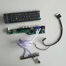 TV HDMI VGA AV USB AUDIO LCD LED driver card Controller Board kit 40pin For LTN156AT02 1366X768 Screen monitor