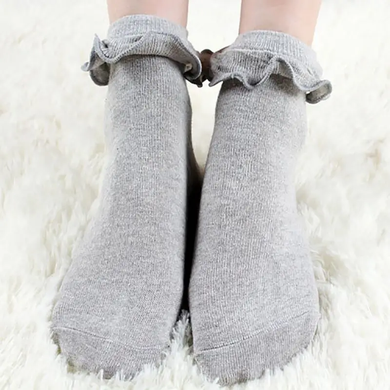 

Women Lace Lovely Frilly Kawaii Cute Ladies Princess For Sock Retro Japanese Lace Ruffle With Socks Lolita White Girls