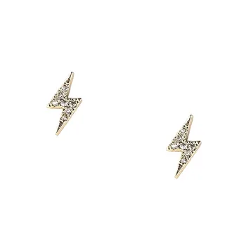 lightning stud earrings