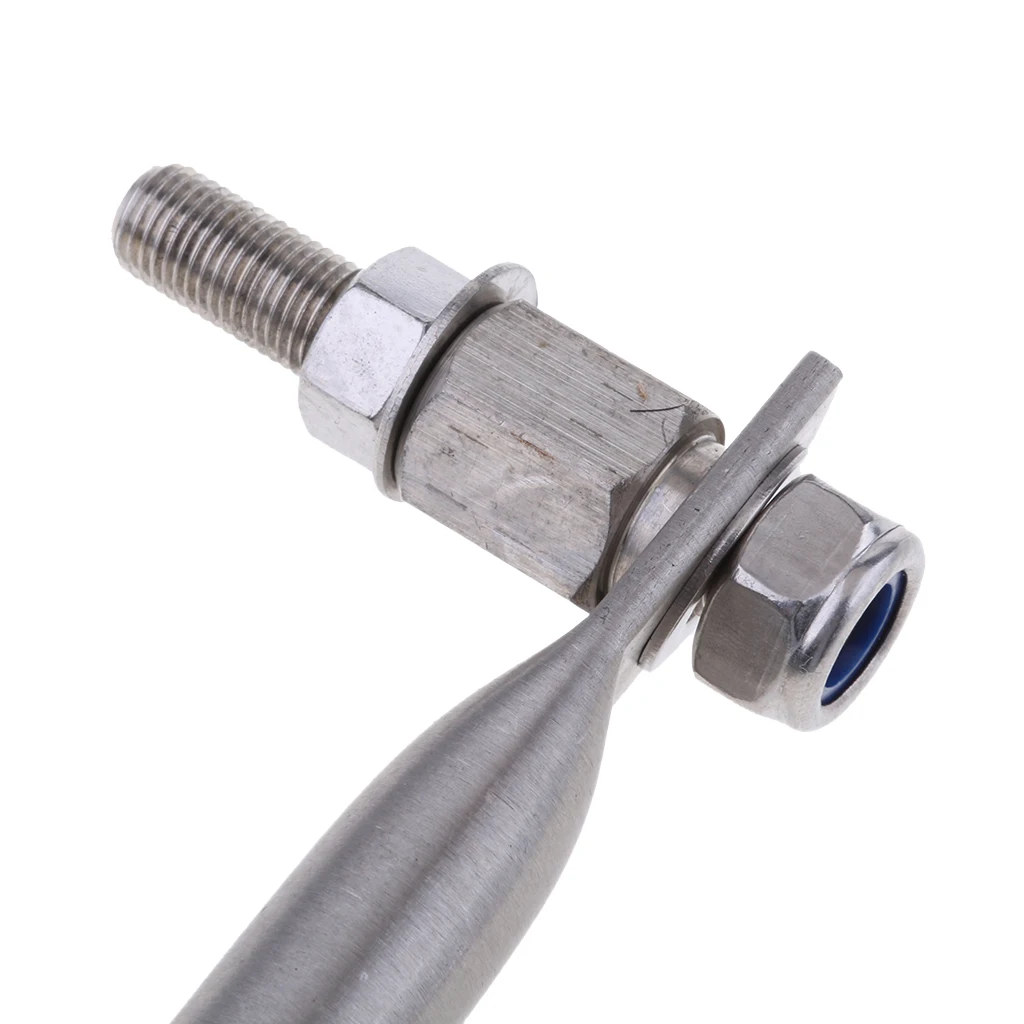 Stainless Steel Outboard Steering Rod Link Durable Throttle Lever Boat Accessories Marine 33cm / 13'' Silver