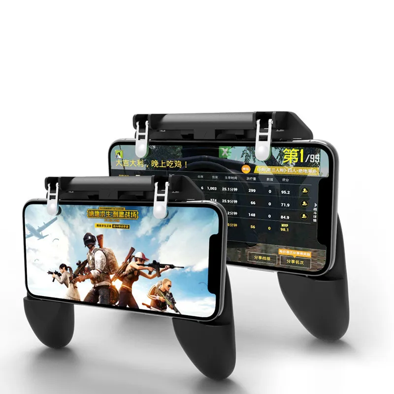 

Mobile Phone Game Controller Handle Wireless Remote Shooter Trigger Fire Button For Android IOS PUBG Gamepad Joystick Control