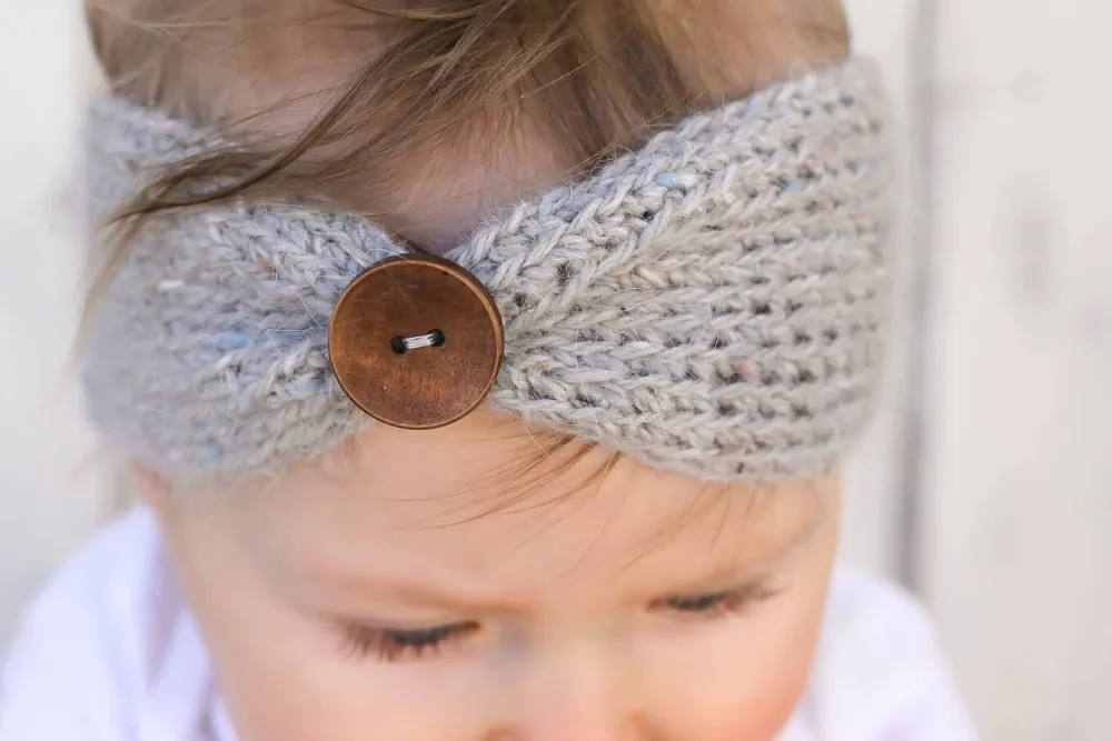 Baby Girl Knit Crochet Turban Headband Baby Girl Knit Crochet Turban Headband