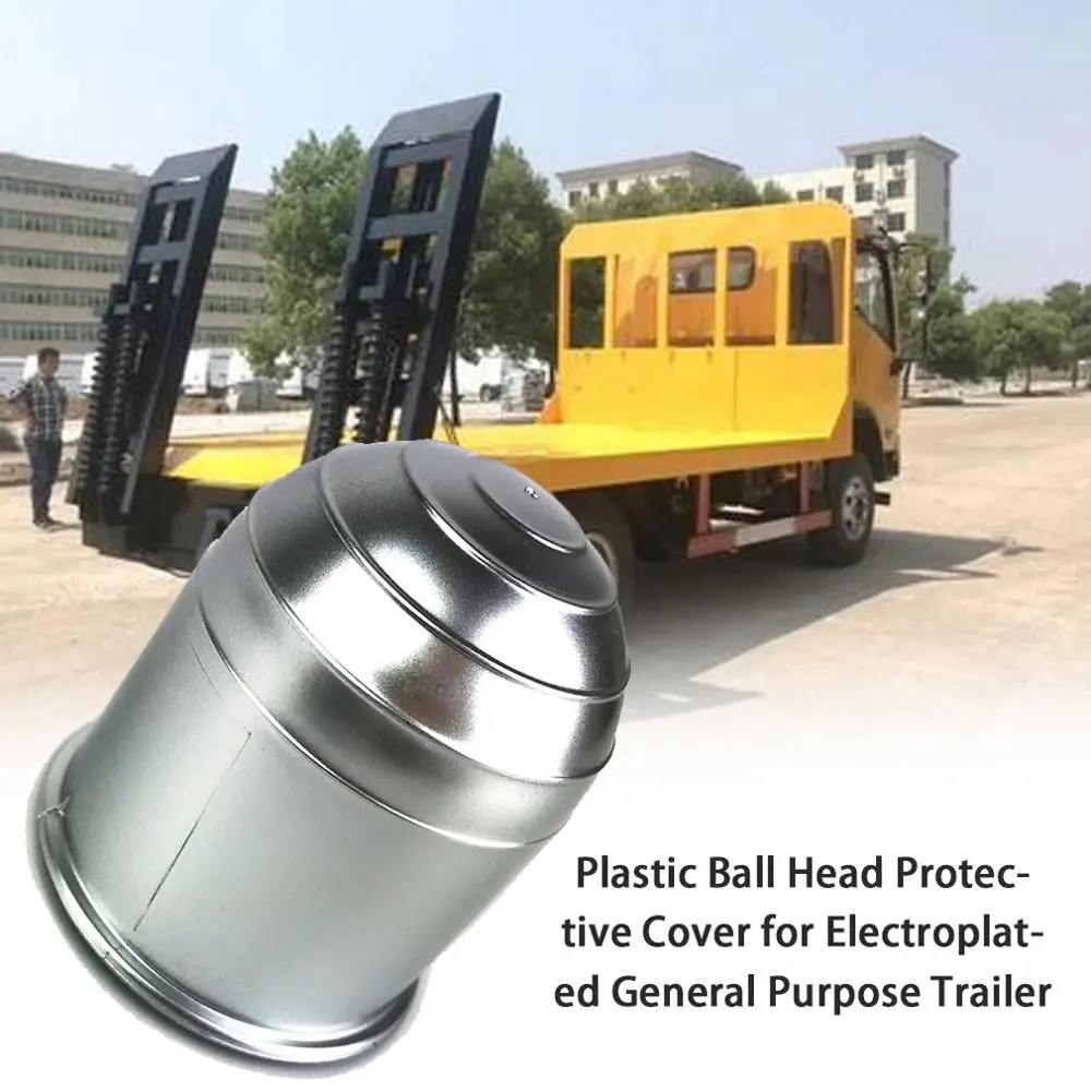 50 мм автомобиль сцепка Крышка хром пластик буксировочный бар мяч чехол Защиты гальванический пластик