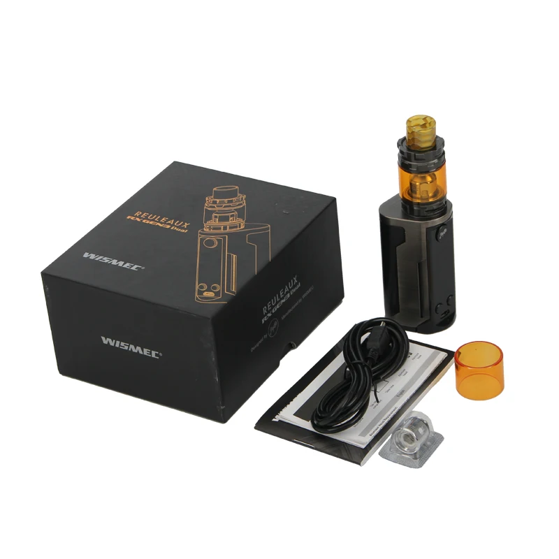 Wismec Reuleaux RX GEN3 Dual Kit with 5.8ML GNOME King Tank WM01 230W RX GEN 3 Dual Box MOD Electronic Cigarette Vape 06