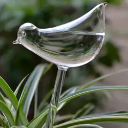 Для сада полива растений устройства Крытый автоматический милые птицы Улитка лебедь стекло дропшиппинг Apr03