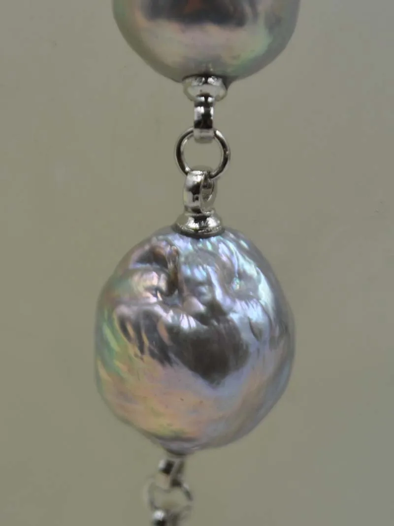 Длинное серое жемчужное ожерелье Kasumi 11 13 мм Item7121803|pearl pendant necklace|pendant necklacepearl |