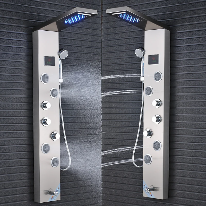 ULGKSD-LED-Waterfall-Rain-Shower-Panel-Bathroom-Shower-faucet-Massage-Jets-Tub-Shower-Column-Mixer-Tap (2)
