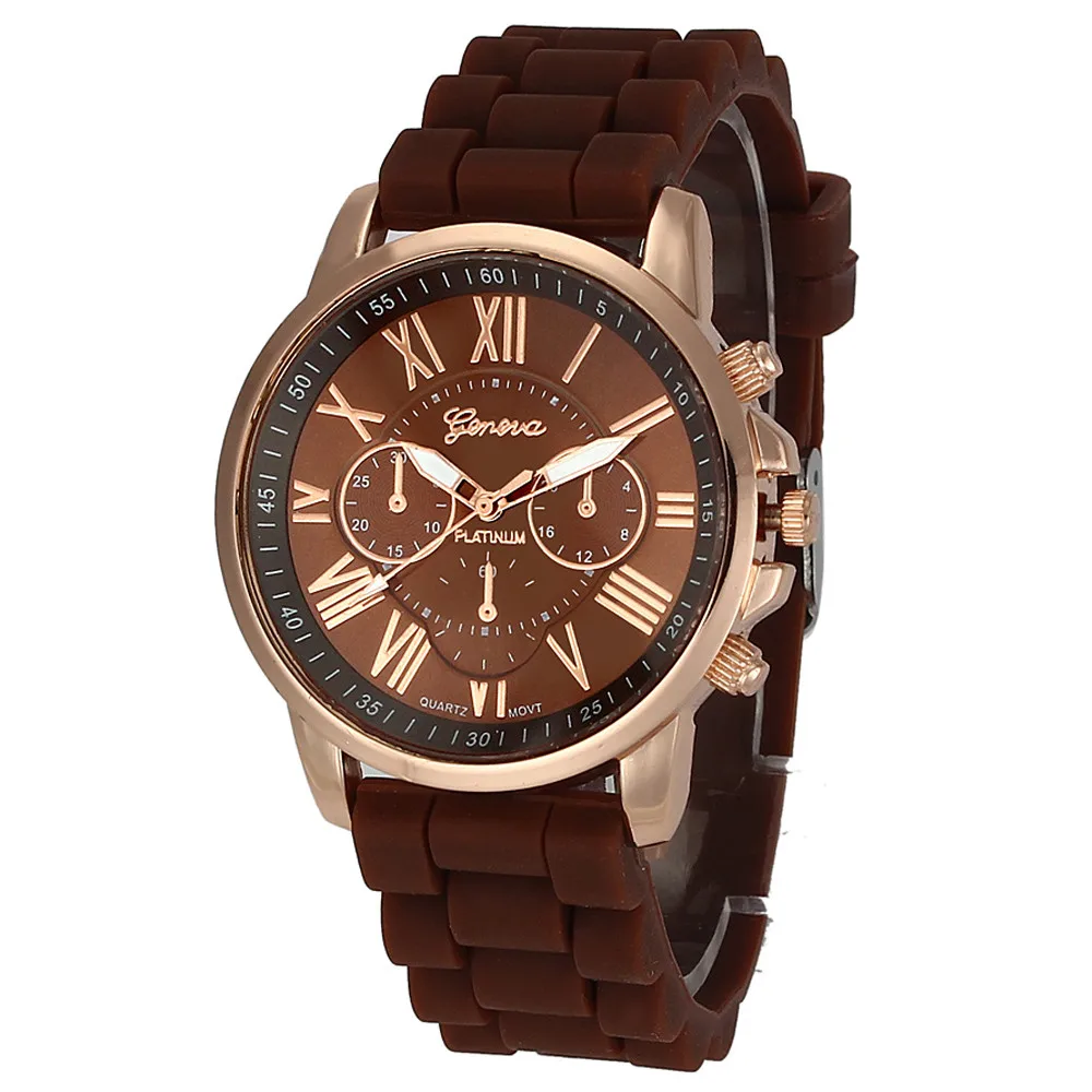 

Watches Women Fashion Watch 2018 Relogio Feminino Geneva Women Silicone Analog Quartz Wrist Watch Clock Women
