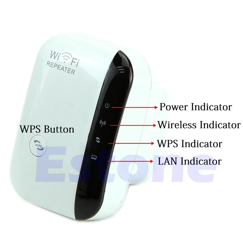 RJ45 Cable Wireless WiFi Repeater Signal Amplifier 802.11N/B/G Wifi Range Extander Signal
