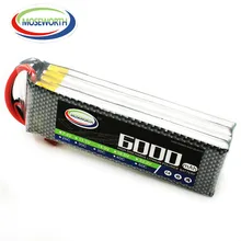 2021 NOUVEAU 4S 14.8V Avion RC LiPo Batterie 6000mAh 30C Pour Modèle RC Hélicoptère Drone Voiture Bateau Réservoir Batteries 4S