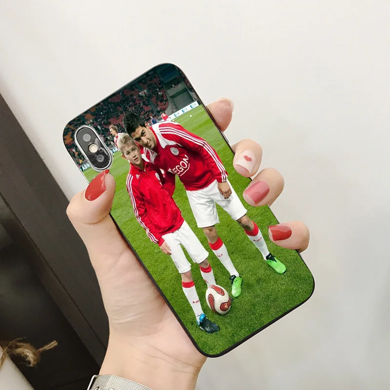 Yinuoda Ajax Team Phone Case Matthijs de Ligt For iphone Case Shell DIY Picture Soft TPU Cover X XR XS MAX 7 8 7plus 6 6S 5S SE