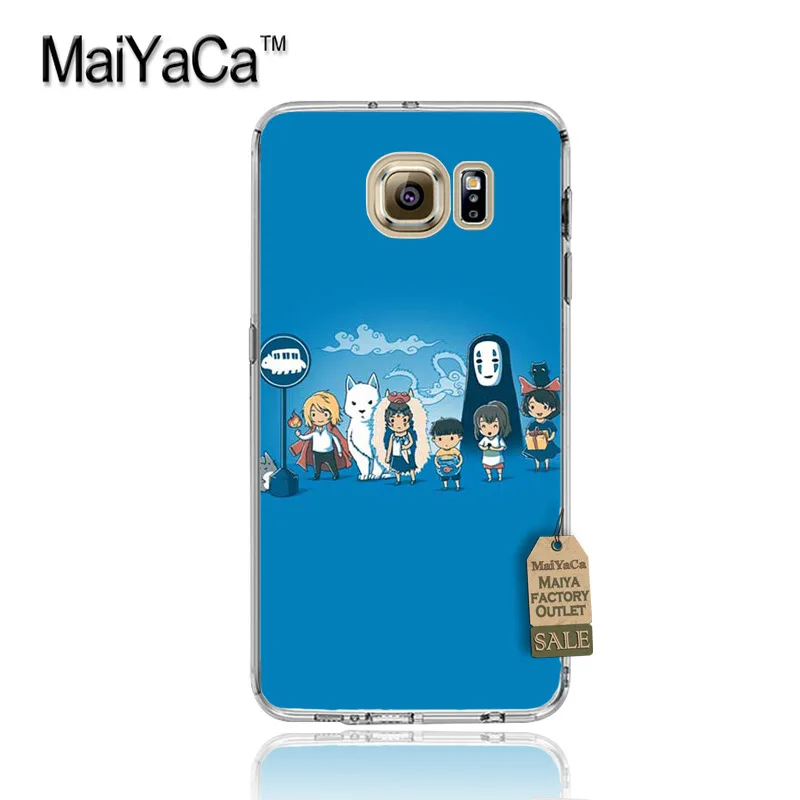 Роскошный разноцветный чехол для телефона MaiYaCa Ghibli My Neighbor Totoro аниме samsung galaxy s7 edge s6