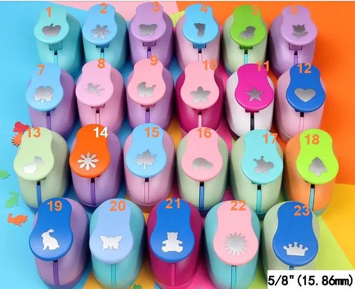 Comercio al por mayor 23 diseños 15mm perforadora de papel artesanal furador perfurador cortador scrapbooking sacador del papel para niños puncher W3174|punch dies|punch blankpunch craft - AliExpress