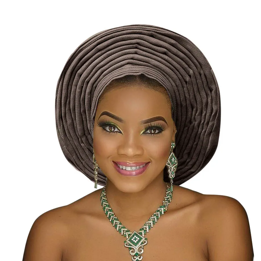 Aso oke gele traditional african headtie aso ebi gele party african head wrap black woman headband (16)