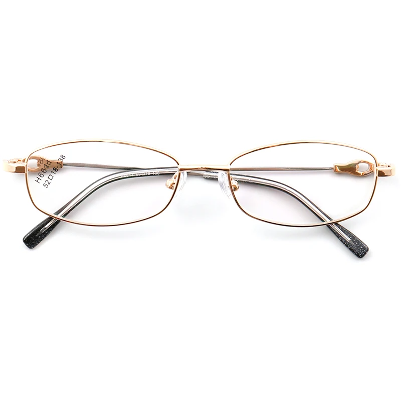 SUNNY spot Новые металлические женские модели с памятью оптические очки оправы могут быть оснащены близорукостью анти-синие очки - Цвет оправы: GOLD