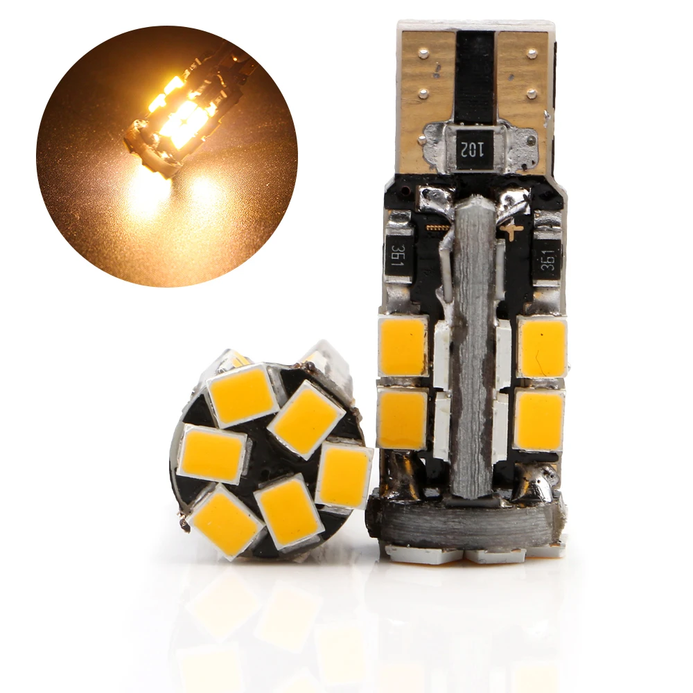 Супер яркий 50X T10 2835 22 SMD светодиодный Canbus светильник без ошибок OBC canbus для