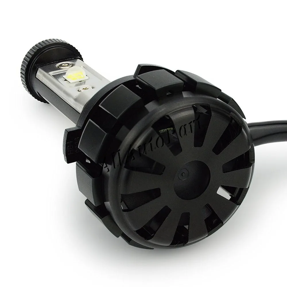 LED V18 Cr ee HB4 9006 комплект автомобильных светодиодных фар 80 Вт и 8000лм налобный фонарь