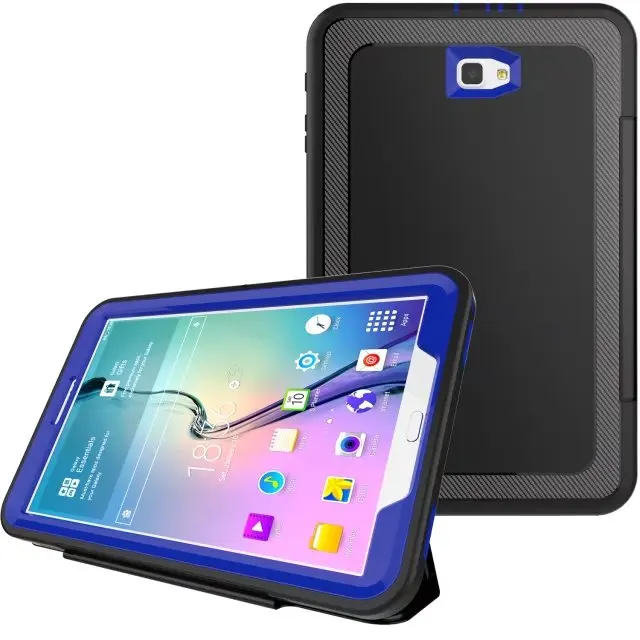 Для Samsung Galaxy Tab E T560 10,1 T580 S3 9,7 T820 Heavy Duty Воздействие Прочный Магнитный 3 Слои Smart case автоматическое выключение Пробудитесь 60 p