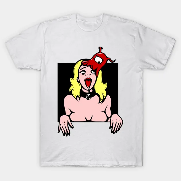 Футболка ahegao для мужчин Забавный принт хлопок повседневное стиль летние футболки