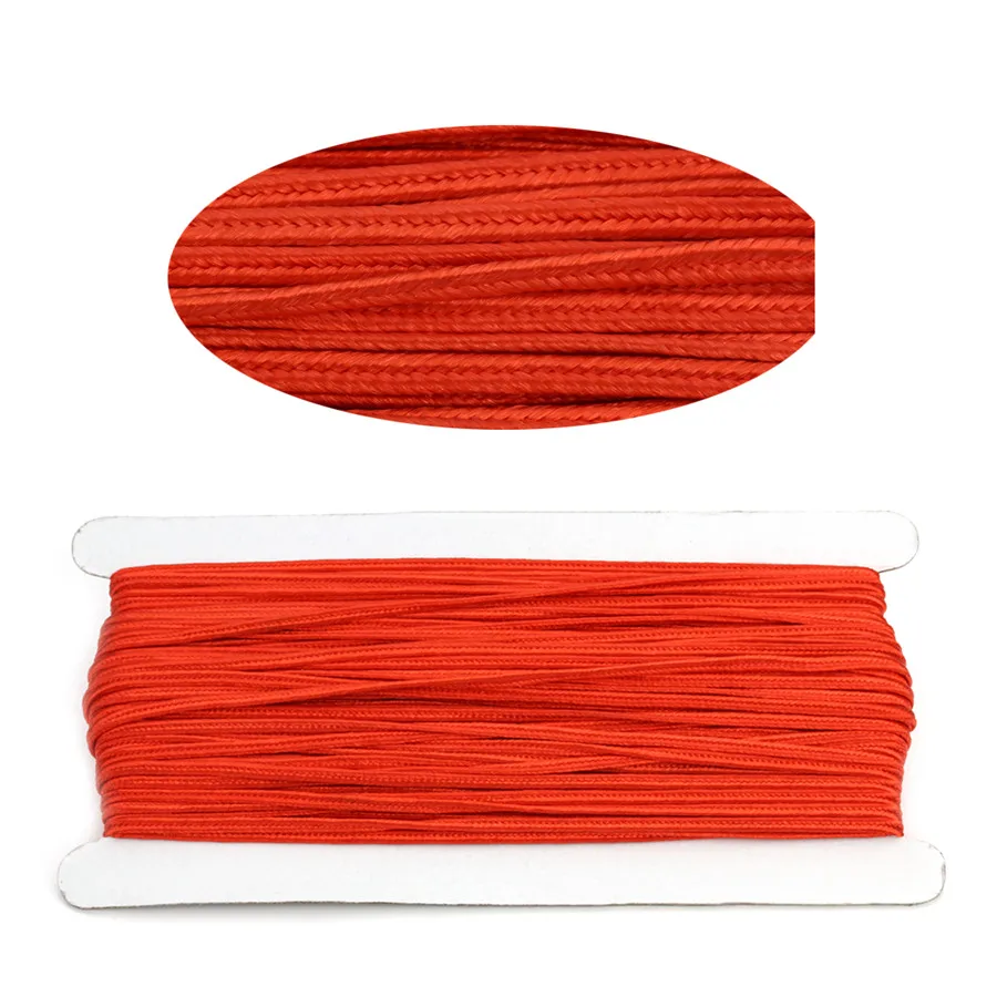 16 Colors 34 yards/lot(31Meter) Approx.3mm Chinese Soutach Snake Belly Nylon Rope Cord Soutache DIY Jewelry Material Accessories - Цвет: red