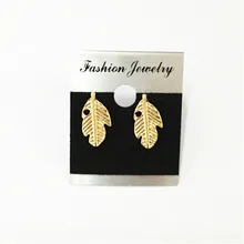 DIANSHANGKAITUOZHE 10 пар крошечные листья Серьги Гвоздики Женские Бижутерия для Женщин Висячие Серёжки для Девочек Дешовые Серьги Хрусталь Кольца 2 Цвета