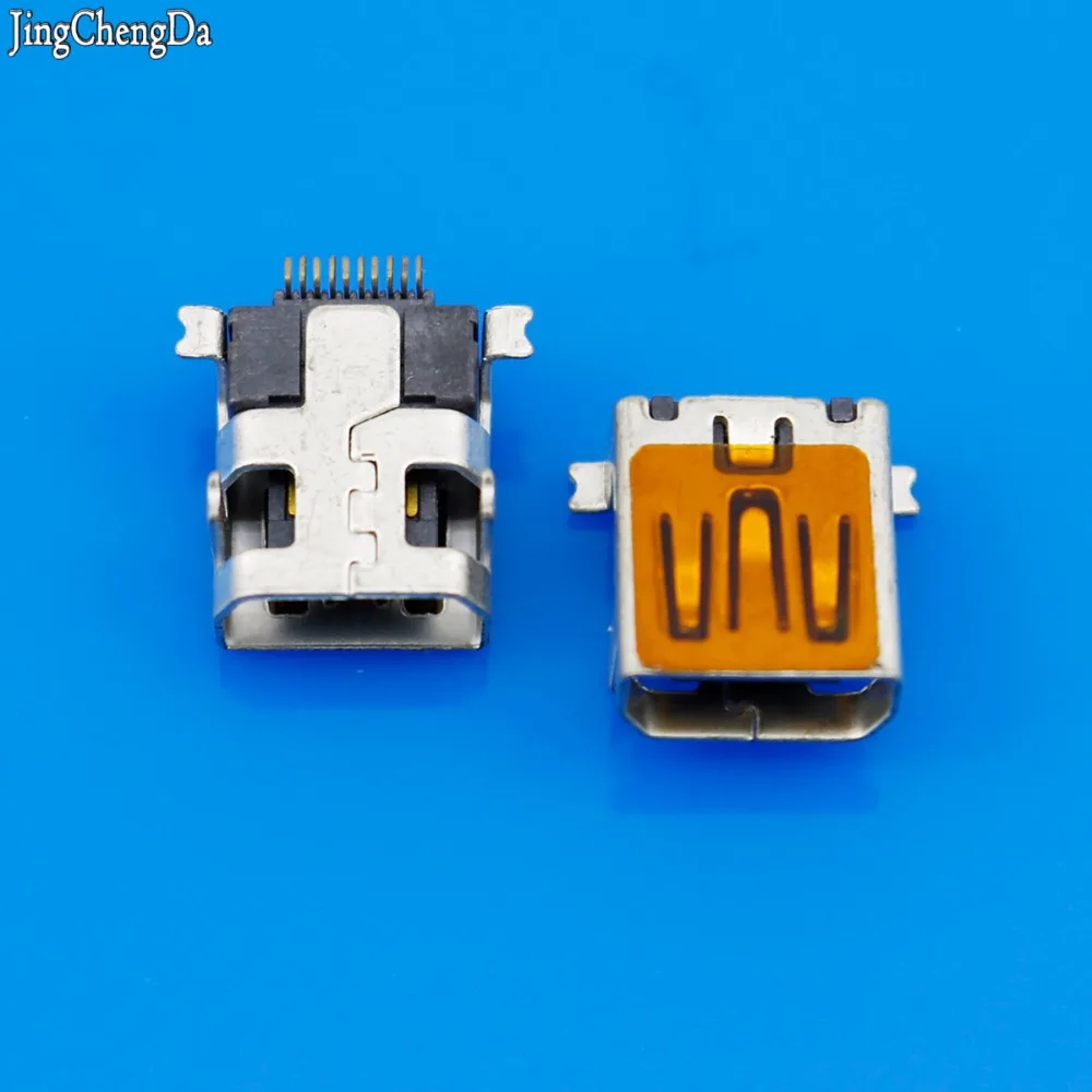 

JCD Female Mini USB Type B 10 Pin SMT SMD DIP Mount Jack Connector 10pin long type mini USB Jack
