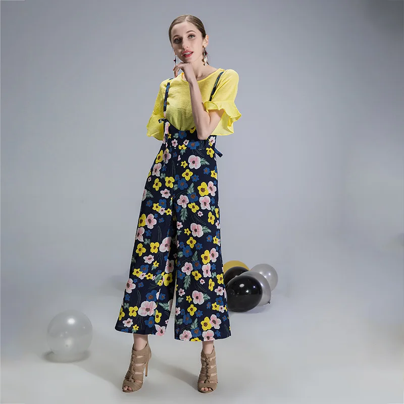 AOFULI L XXXL 4xl 5xl Плюс размер женский 2 шт. брюки набор 2018 Лето Топы с рукавом бабочка и