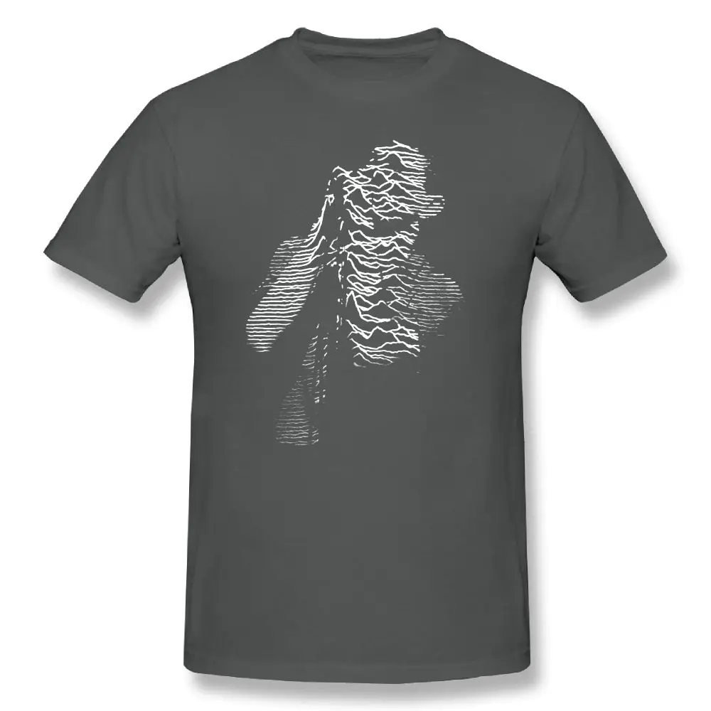 Joy Division футболка размера плюс 5XL футболки мужские с коротким рукавом футболки мужские Забавные футболки мужские 100 хлопок футболка - Цвет: gray