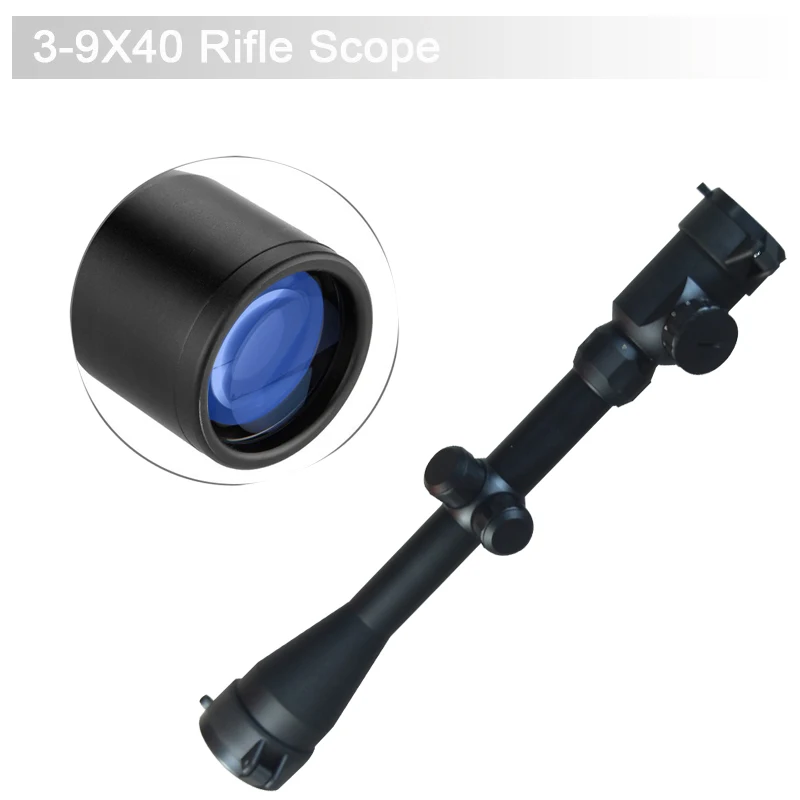 

Riflescopes Sniper Telescopic Sight 3-9x40EG SF Red Green Reticle Dot Hunting Shooting Rifle Scope With Rail Mount telescope