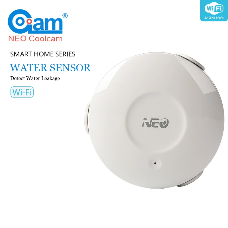 NEO COOLCAM NAS-WS02W Smart Wi-Fi датчик воды, детектор потока и утечки не требуется дорогой концентратор, простая подключи и играй