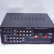 220 В 300 Вт+ 300 Вт KA-302A Профессиональный цифровой эхо-смеситель усилитель домашний караоке KTV аудио усилитель с 20 диапазонами эквалайзера