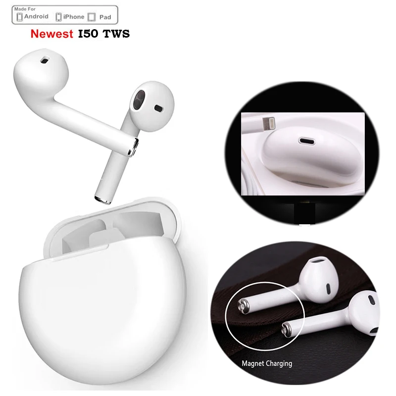 

i200 TWS Pop up Aire 2 Original 1:1 Wireless Charging Bluetooth 5.0 Earphone Hifi Earbuds PK W1 Chip i20 i30 i60 i80 i100 TWS