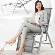 Регулируемый угол наклона складное кресло сверхмощный сетчатый задний шезлонг простой пляжный Кемпинг уличные стулья переносная мебель