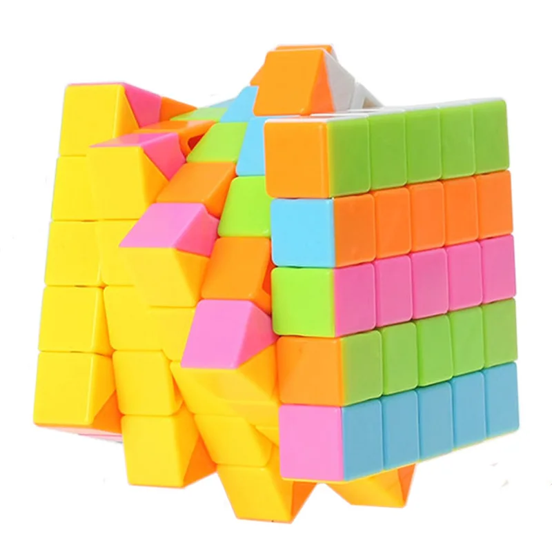Z cube Cloud Series 3x3X3 5x5x5 7x7x7 Пирамида магический куб скоростной куб головоломка игрушка-красочная игрушка для детей - Цвет: Cloud 5
