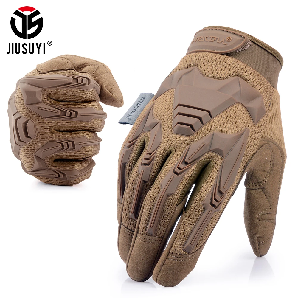 

Military Tactical Gloves Army Airsoft Paintball Fighting Combat SWAT Fight Anti-Skid Bicycle Driving Full Finger Glove Men Women