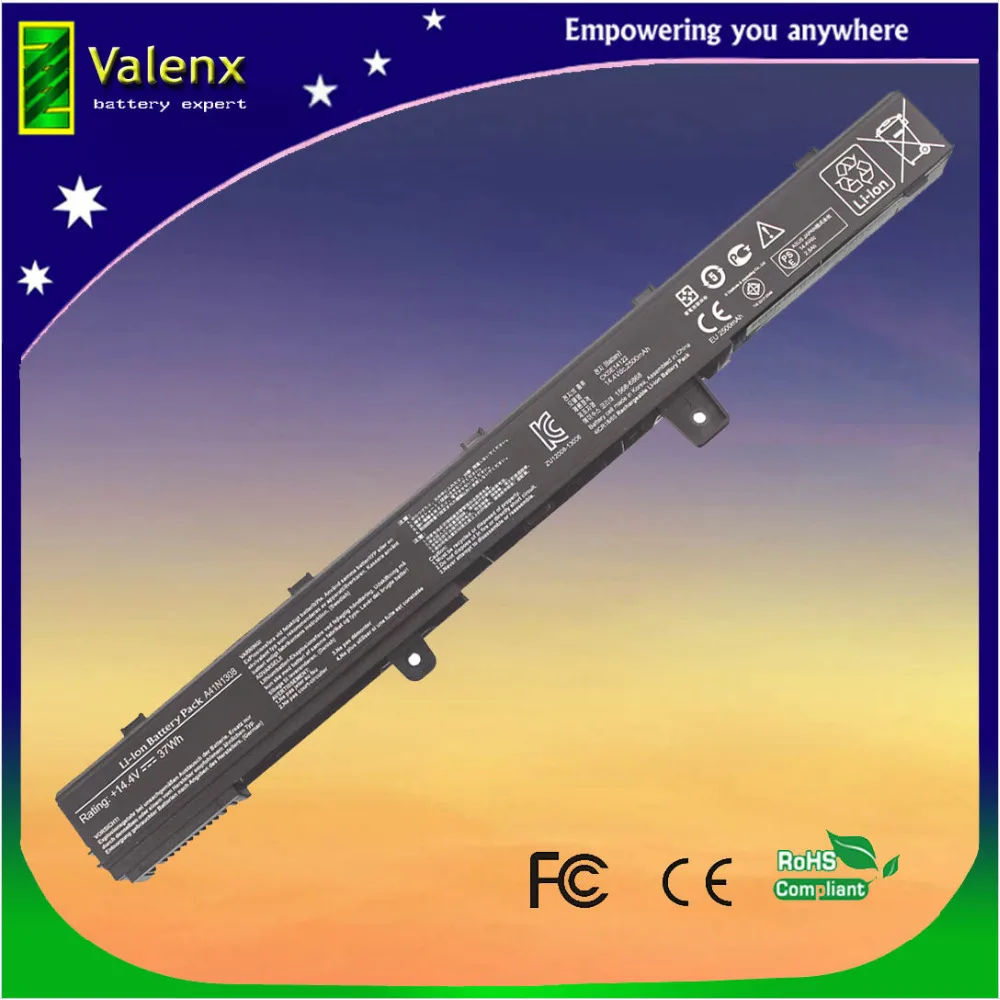 

Аккумулятор 14,4 В для ASUS X551C X551CA X551M A41N1308 0B110-00250100M X45LI9C X451CA X551CA X551CA-SX024H X551CA-DH21