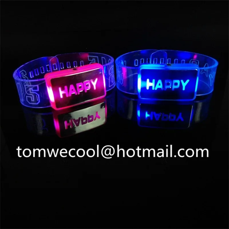 LED happy bracelet 008