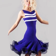 Латинские платья сальсы сценические костюмы латинские танцевальные тренировки/выступления/соревнования платья Самба/ча/Румба/юбки для танго