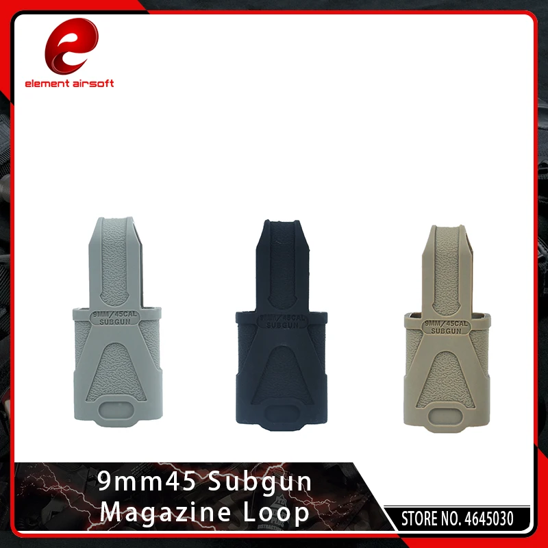 5PCS/SET Element 9MM NATO Cage Fast Mag Rubber Loops for MP5 Magazine Assist Hunting Accessory