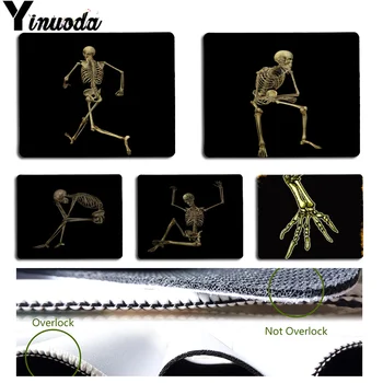 

Yinuoda High Quality Funny Skeleton Bones Customized laptop Gaming mouse pad Size for 18x22cm 25x29cm Small Mousepad